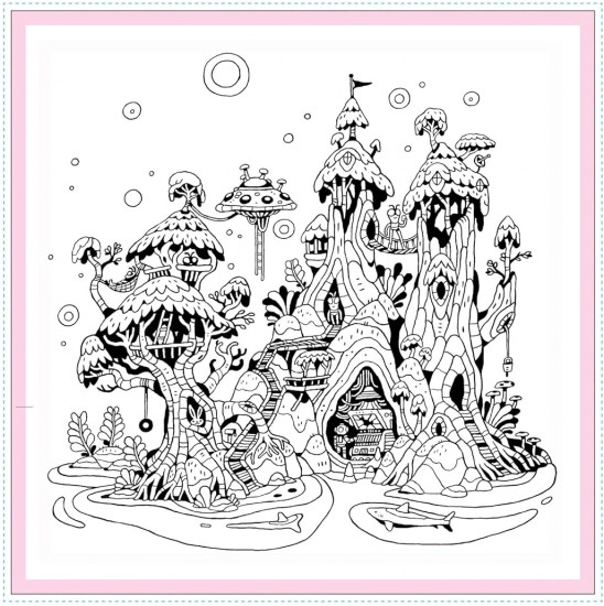 The Lost Forest: A Coloring Book