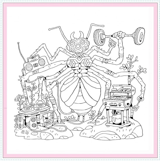 The Lost Forest: A Coloring Book