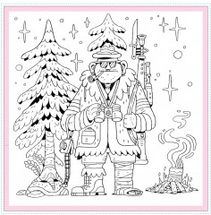 The Lost Forest: A Coloring Book - Фото 7