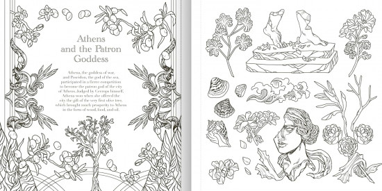 The Greek Mythology Coloring Book