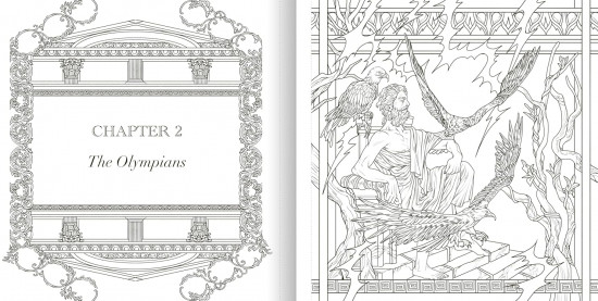 The Greek Mythology Coloring Book
