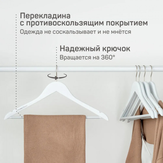 Вешалка-плечики для одежды «Бланка»