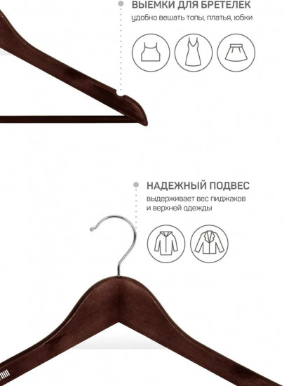 Вешалка-плечики для одежды «Наоми»