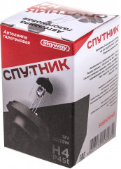 Автолампа галогенная H4 12V 60/55W - Фото 1