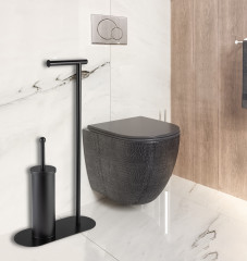 Комплект для туалета с держателем для бумаги - Фото 4