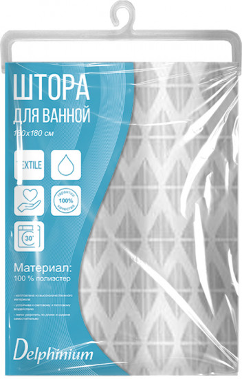 Штора для ванной «Муар»