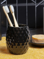 Стакан для зубных щеток «Black» - Фото 6