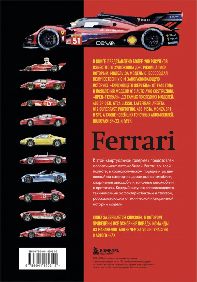 Все автомобили Ferrari. От Формулы-1 до спорткаров и прототипов