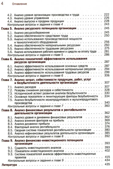 Комплексный экономический анализ