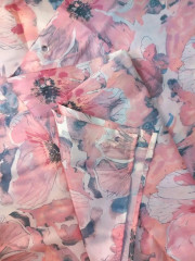 Штора для ванной «Розовые цветы» - Фото 2