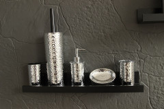 Стакан для зубных щёток и зубной пасты «Хром» - Фото 1