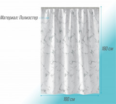 Штора для ванной «Мрамор» - Фото 3