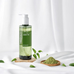 Успокаивающее гидрофильное масло с зелёным чаем «Real Fresh Cleansing Oil Green Tea» - Фото 1