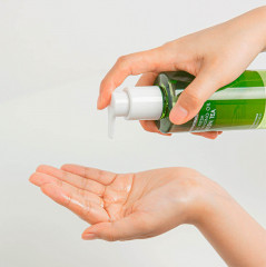 Успокаивающее гидрофильное масло с зелёным чаем «Real Fresh Cleansing Oil Green Tea» - Фото 2