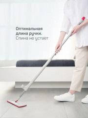 Швабра с отжимом и съемной насадкой из микрофибры «Джулиано» - Фото 9