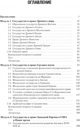 История государства и права зарубежных стран