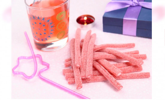 Мармелад со вкусом клубники и ванили «Wacky Sticks»