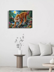 Мозаика алмазная «Ночной тигр» - Фото 3