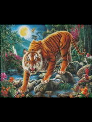 Мозаика алмазная «Ночной тигр» - Фото 5