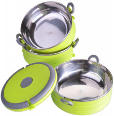 Термос пищевой 3-х ярусный - Фото 1