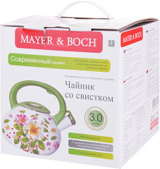 Чайник со свистком «Цветы» - Фото 2