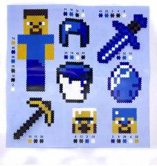 Пиксель-пазл «Стив и алмазная руда» - Фото 3