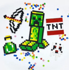 Пиксель-пазл «Крипер и зомби» - Фото 3