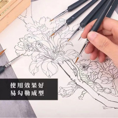 Набор кистей для рисования акварельными и акриловыми красками - Фото 3