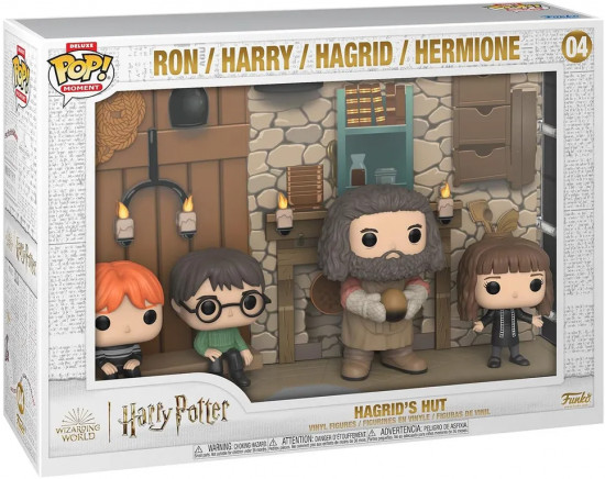 Фигурка «Hagrid’s Hut: Ron, Harry, Hagrid, Hermione»