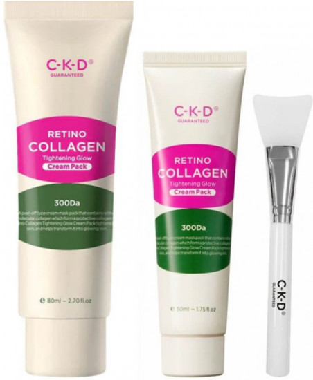 Маска-пленка для лица с ретинолом и коллагеном «Retino Collagen Small Molecule 300 Tightening Glow Cream Pack»