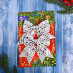 Набор украшений елочных «Бант люкс» - Фото 1