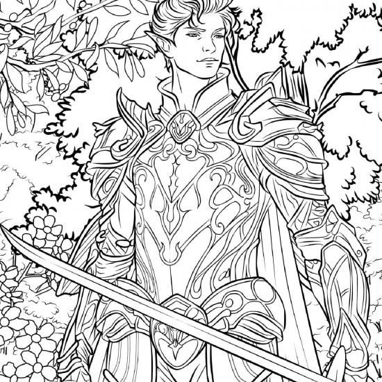 The Romantasy Coloring Book