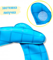 Нагрудник непромокаемый с кармашком «Крокодил» - Фото 3