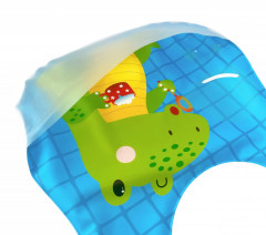 Нагрудник непромокаемый с кармашком «Крокодил» - Фото 9