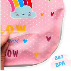 Нагрудник непромокаемый с кармашком «Радуга» - Фото 6