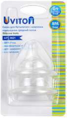 Набор сосок на бутылочку с широким горлом «Средний поток L» - Фото 5