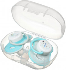 Набор пустышек симметричных ортодонтических с футляром «Мишка» - Фото 6