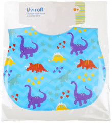 Нагрудник с кармашком «Дино» - Фото 2