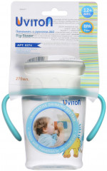 Поильник-непроливайка детский тренировочный «Жираф» - Фото 4