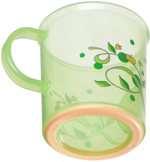 Кружечка детская с антискользящим дном «Green apple»