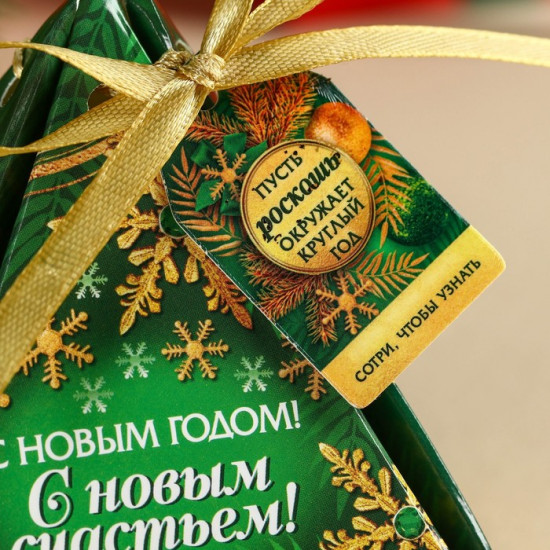 Чай новогодний чёрный с предсказанием «Роскоши и богатства»