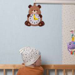 Игрушка развивающая «Медвежонок с часами» - Фото 2