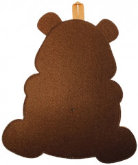 Игрушка развивающая «Медвежонок с часами» - Фото 3