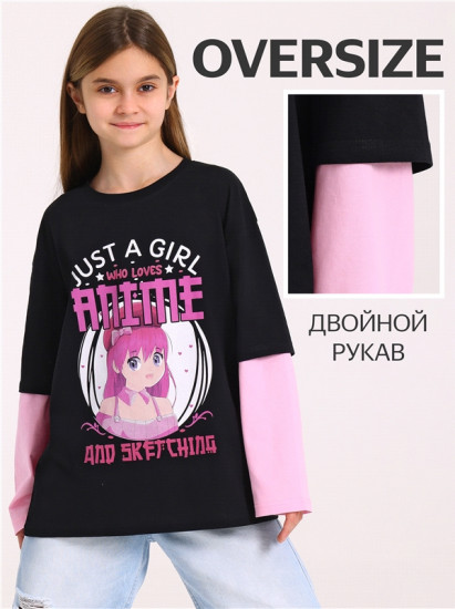 Лонгслив для девочек
