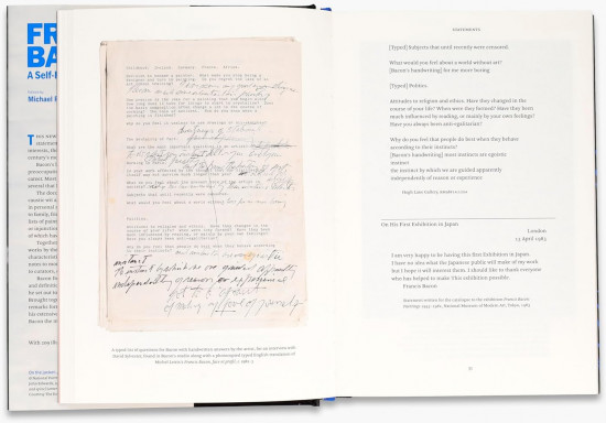 Francis Bacon. A Self-Portrait in Words