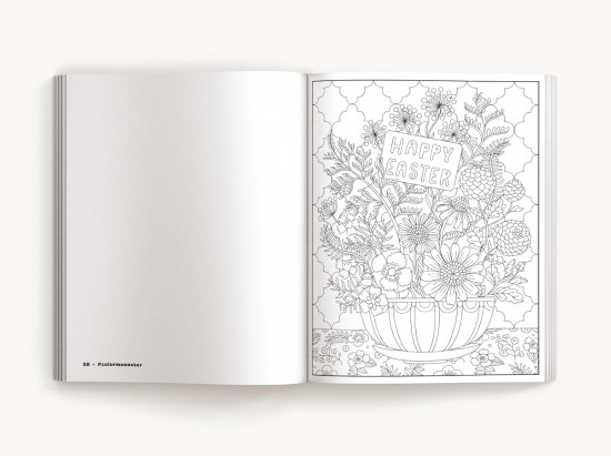 Color Me Easter. An Adorable Springtime Coloring Book