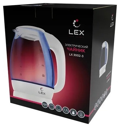 Электрочайник Lex LX 3002-3