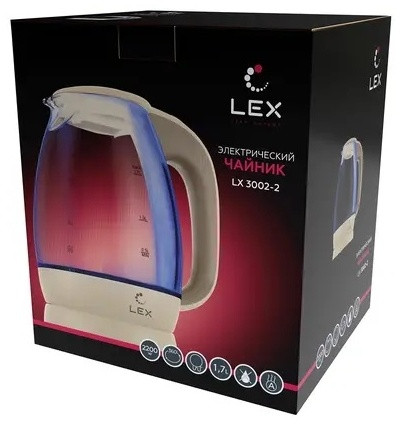Электрочайник Lex LX 3002-2