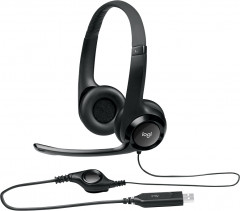 Наушники-гарнитура проводная H390 USB - Фото 4