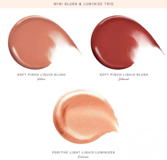 Набор косметики «Mini Blush and Luminize Trio»
